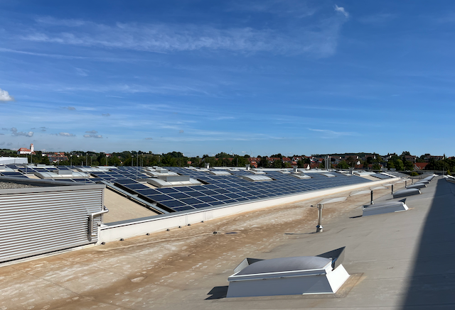 Installation photovoltaïque sur toit