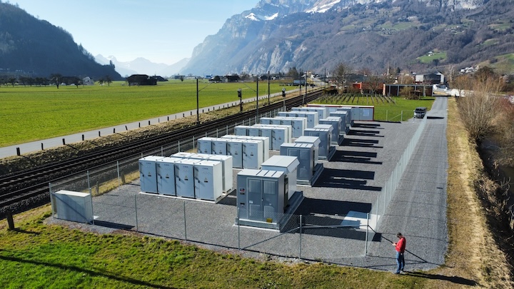 Grande batterie en Suisse